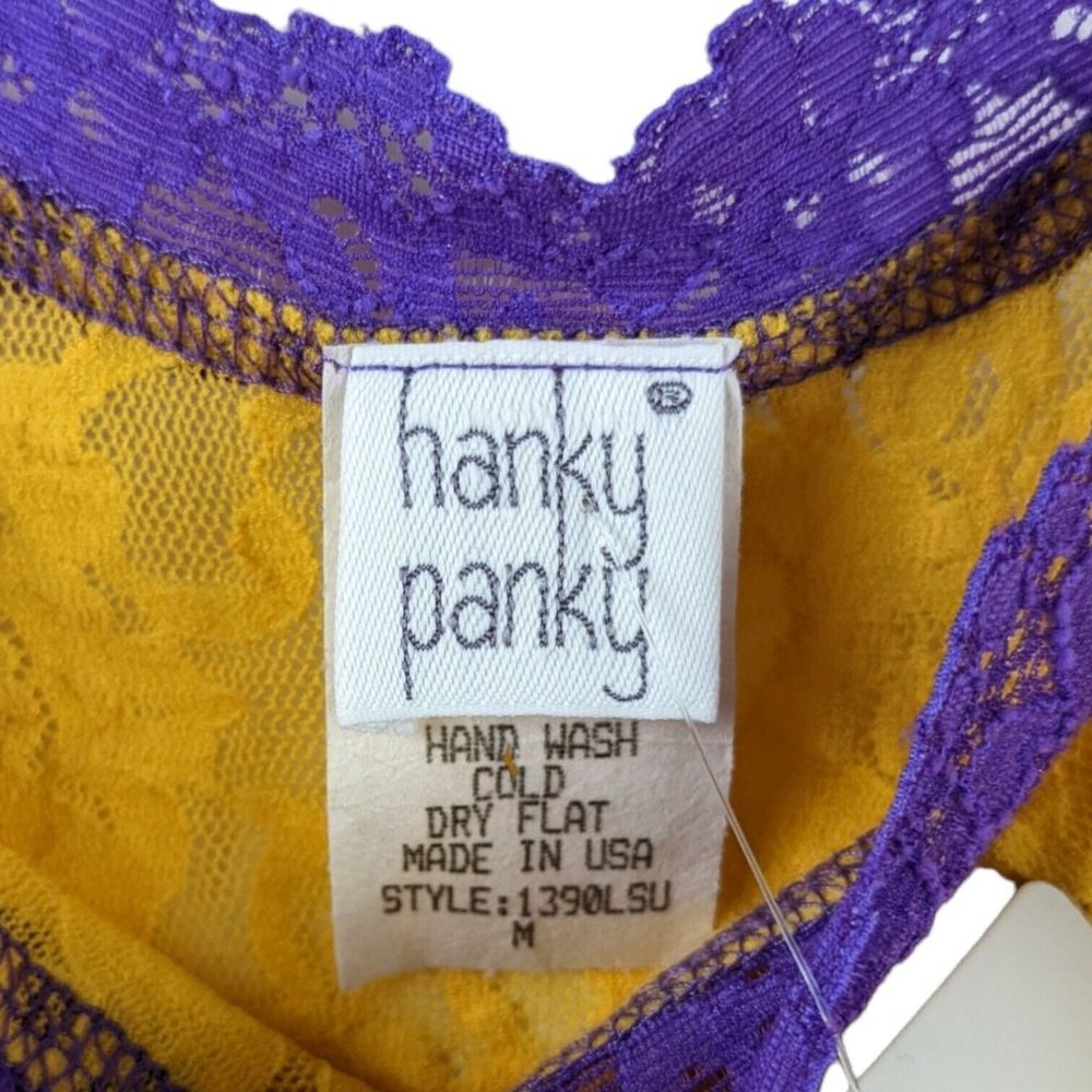 Hanky Panky LSU Lace Camisole Top Women's Size Medium NWT - Picture 3 of 6